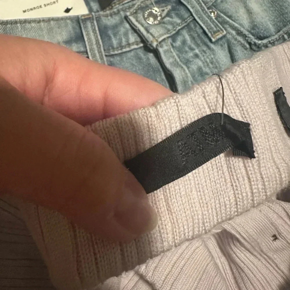 ATM Merino Wool Button Mini Skirt size medium NWT - Picture 6 of 8